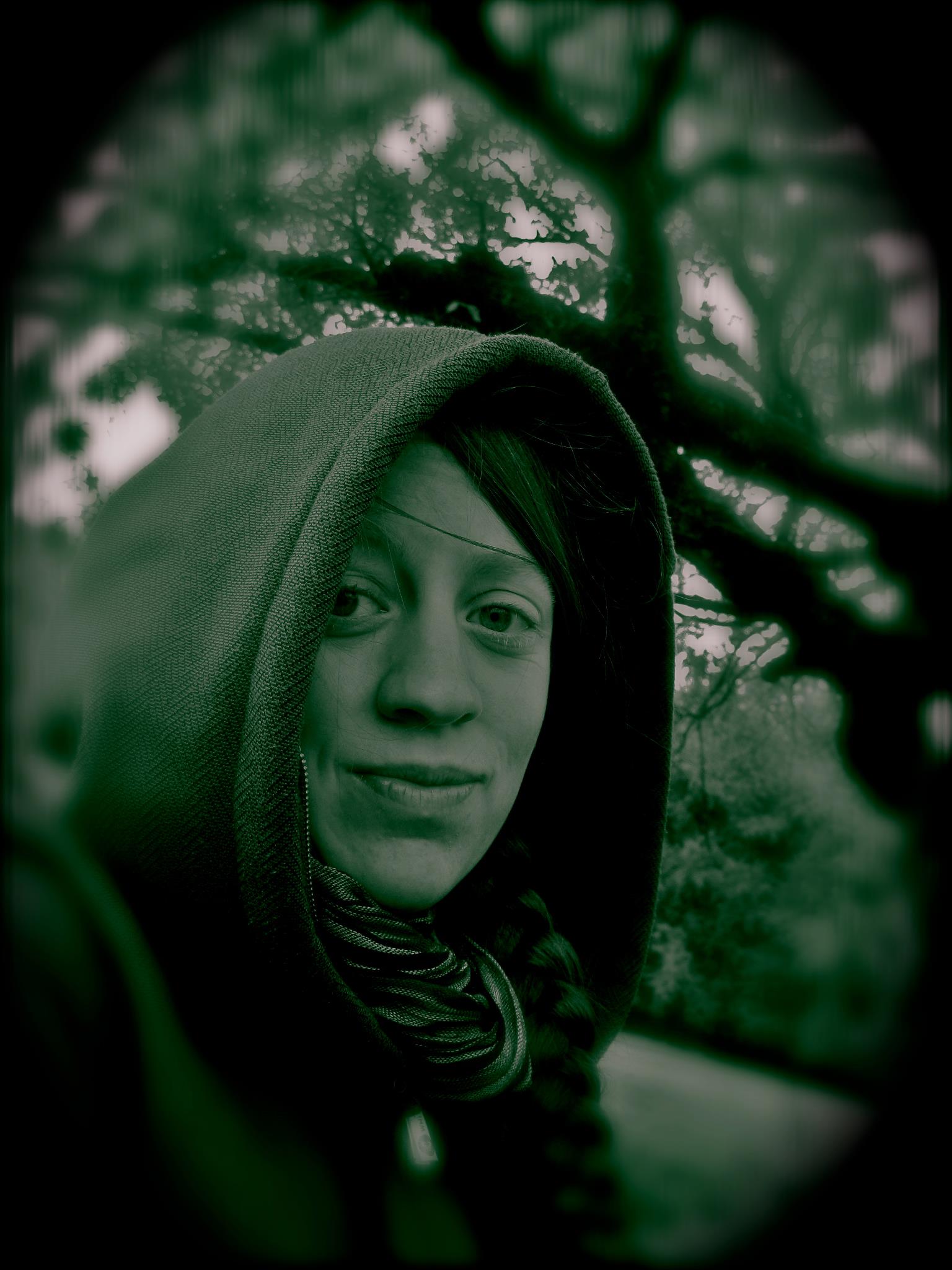 Elina Plebani, a student at the yoga ashram.