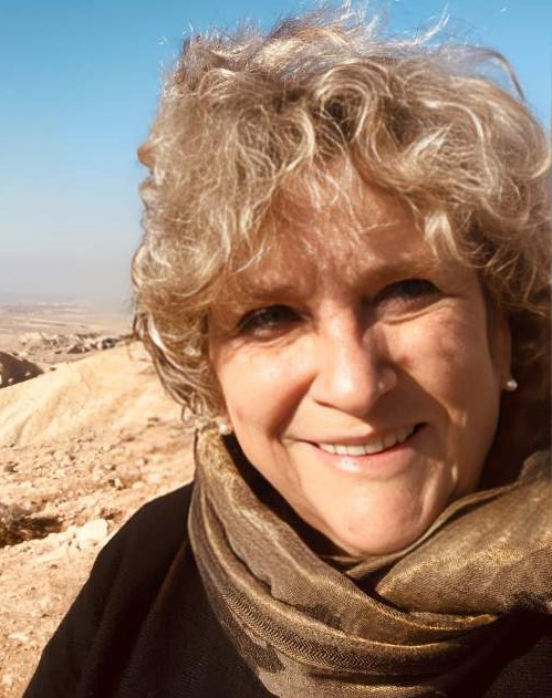 Riki Cohen, a student at the yoga ashram.